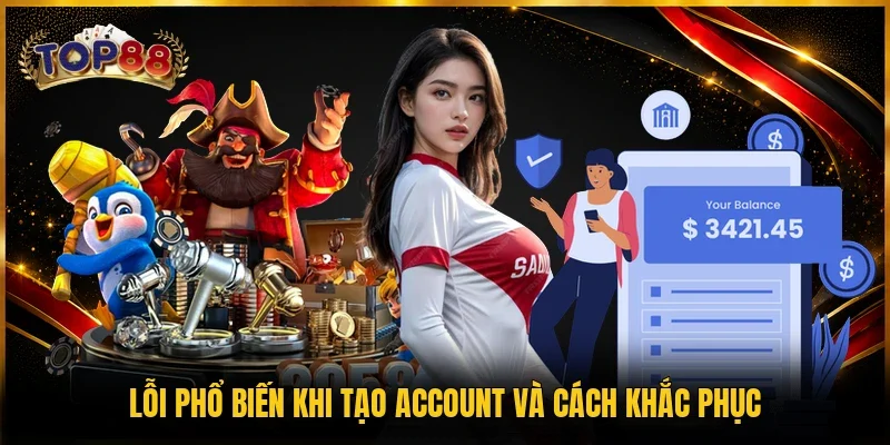 Đăng Ký TOP88 Trong 5 Phút - Hướng Dẫn Chi Tiết Từ A-Z 4 Lỗi phổ biến khi tạo account và cách khắc phục